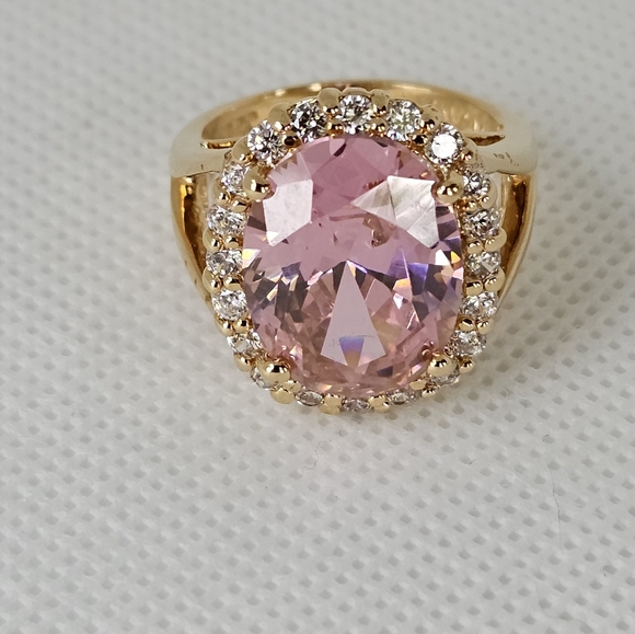 Camrose & Kross Jewelry - Authentic JBK Pink & White Cz Vermeil Ring Size 7!
